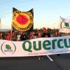 2009, Setembro - Vários núcleos regionais da Quercus participam em Navalmoral de La Mata na manifestação pelo encerramento da central nuclear de Almaraz junto ao Rio Tejo em Espanha. © QUERCUS